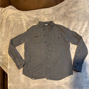 Vans Charcoal Button-Up Shirt